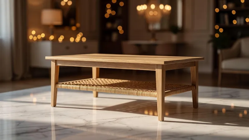 Walker Edison Boho Coffee Table