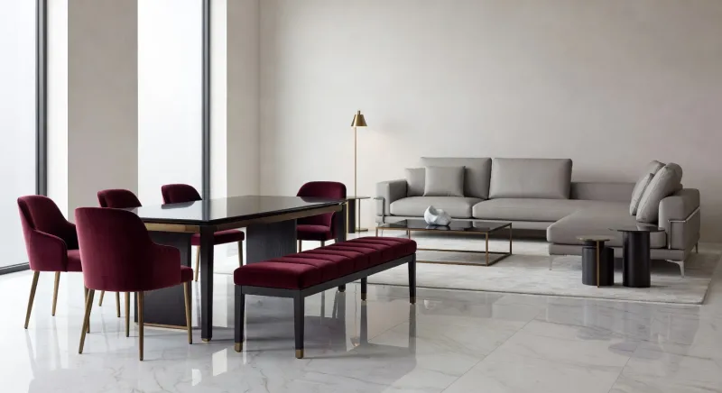 dining chairs and benches