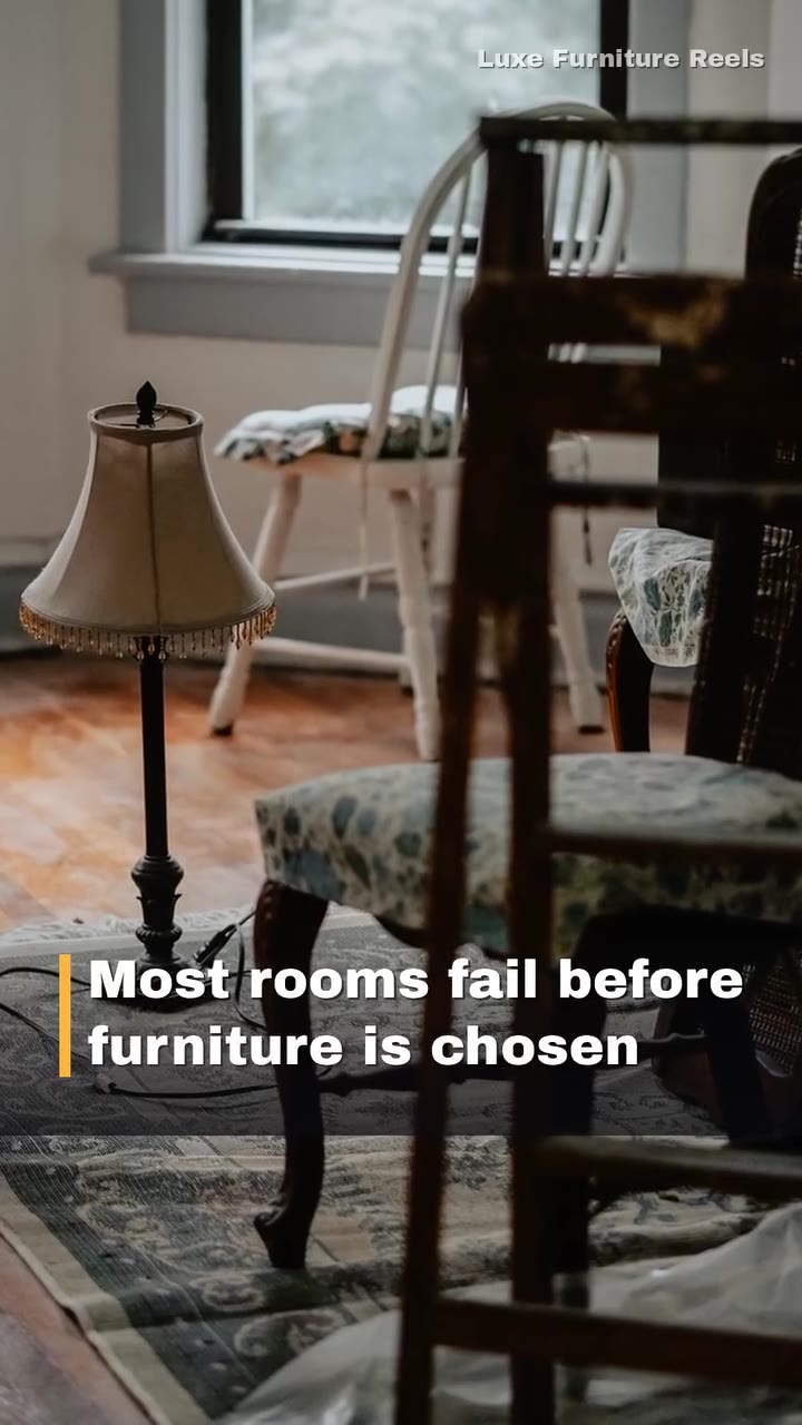 The way you arrange furniture says everything about a space.